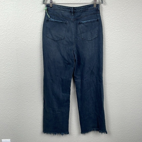 New PTCL Dahlia High Rise 90s Straight Leg Distressed Destroyed Jeans Sz 29 - Picture 6 of 14